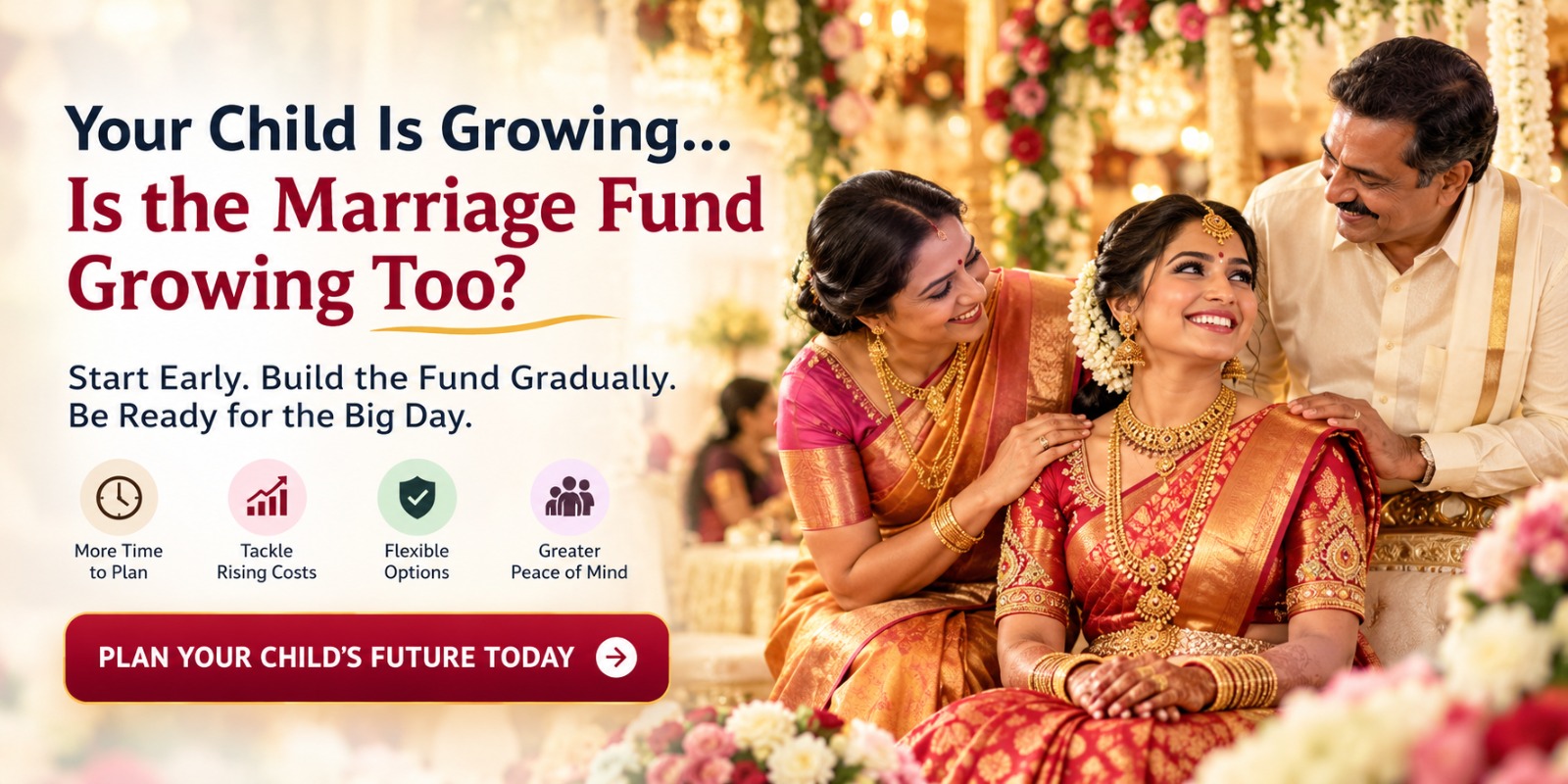Child marriage fund planning: start early, build the fund gradually and be ready for the big day
